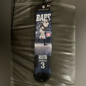 Men’s Strideline Babe Ruth Stripe Crew Socks